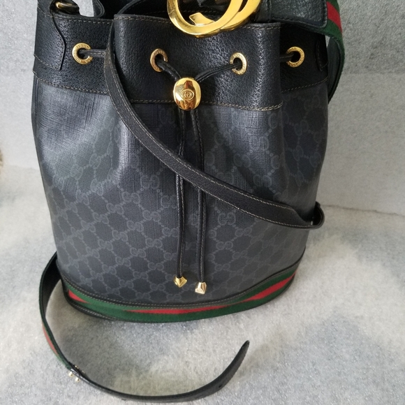 RARE AUTHENTIC Vintage Gucci Bucket Bag - Picture 6 of 9